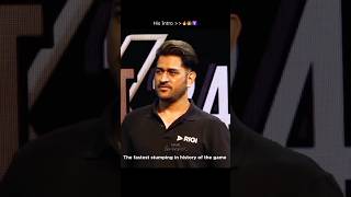 Mahendra Singh Dhoni Intro 🥵🥵  Mahendra Singh Dhoni shorts trending mahendrasinghdhoni msdhoni [upl. by Aynotel]