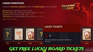 Leader Marathon Destroyer Marathon Get Free Lucky Tickets  Shadow Fight 3 [upl. by Eustis330]