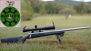 Remington 700  5 shot 100 yard group [upl. by Ailadi464]