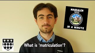 What is Matriculation [upl. by Wyndham]