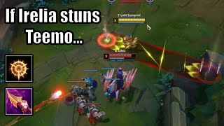 Kite kite Teemo vs Irelia Full Match TryHard [upl. by Phila169]