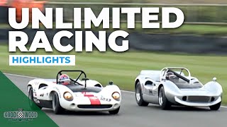 Close to the edge  2024 Whitsun Trophy highlights  Goodwood Revival [upl. by Oilime]