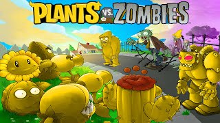 Plants Vs Zombies Golden Mod Gameplay [upl. by Emelina]