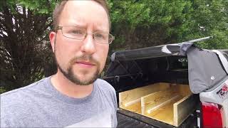 How to build Tacoma truck bed drawers for camping and overlanding [upl. by Ennahs]