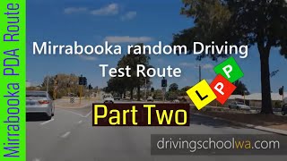 Mirrabooka PDA Route Part Two  Driving Test  Streets in Mirrabooka [upl. by Ignacius876]