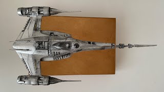 Plastic Star Wars 148 AMT N1 Naboo Starfighter to The Mandalorian  Book of Boba Fett Conversion [upl. by Ennylhsa]