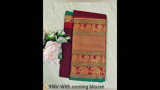 Harini Cotton Sarees Only💰950📱Whatsapp9787882939More details on description [upl. by Conney]