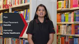 NDIM Placement  Riya Placed at Deloitte  NDIM Delhi  Excellent Placements [upl. by Mclyman]