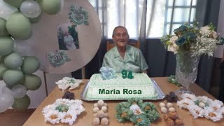 Feliz Aniversário  94 Anos  Mamãe Maria Rosa [upl. by Eads]