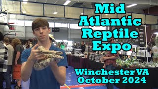 Mid Atlantic Reptile Expo Winchester VA October 2024 [upl. by Ahsatal]