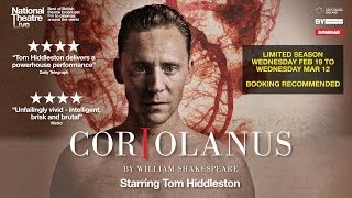 NT Live Coriolanus Official Trailer Starring Tom Hiddleston [upl. by Jonme]