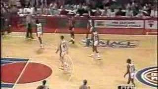 Pistons vs Bulls 1989 game 1 11 [upl. by Ailemak]