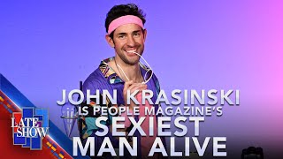 John Krasinski Is People Magazines Sexiest Man Alive 2024 [upl. by Llennod]