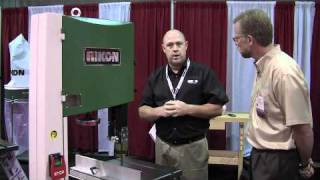 Rikon 16inch Bandsaw  International Woodworking Fair 2010 [upl. by Eenalem]