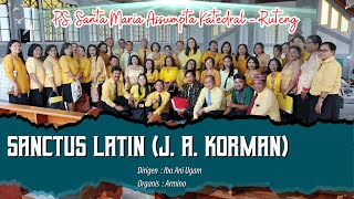 SANCTUSKUDUS J A Korman  PS St Maria Assumpta KatedralRuteng [upl. by Acinod719]