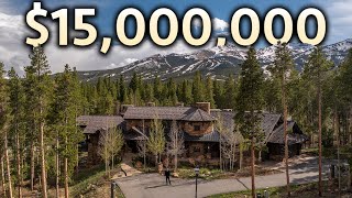 Inside a 15000000 Colorado Mountain Estate with Private Ski Access [upl. by Iow]