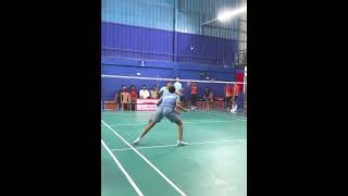 Excellent Drop Shot  Badminton  Power Smash [upl. by Anaid228]