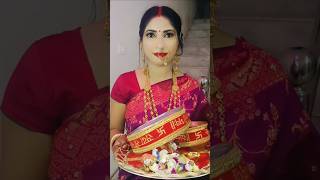 Karvachauth look ❤️🙂karvachauth karvachauthmakeup makeuplook karvachauthvrat [upl. by Kenon]