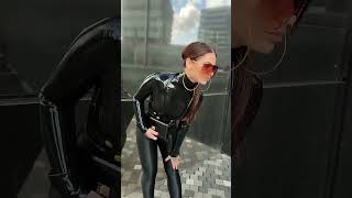 10 Shiny Leggings Fashion Hacks  How To Go Viral in Leather Leggings Outfits [upl. by Cassondra]