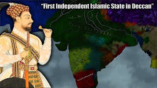 The First Independent Islamic State in Deccan  Bahmani Sultanate  Deccan Sultanates [upl. by Manya]