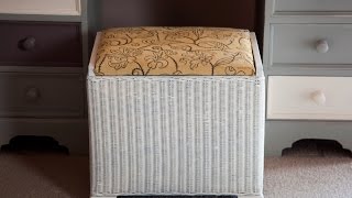 Makeover an old wicker hamper with PlastiKote [upl. by Roxana]