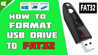 How to Format USB Drive to FAT32  64 GB 128 GB  Or Larger  Tamil [upl. by Radu]