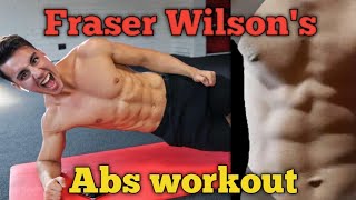 I Tried Fraser Wilsons ABS WORKOUT  FraserWilsonFit WorkoutWithHari [upl. by Mimi]