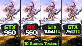 GTX 750 ti vs GTX 960 vs GTX 1050 ti vs RX 560  Biggest Comparison🔥 [upl. by Eurd]