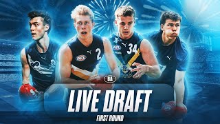 2024 AFL Draft  First Round LIVE [upl. by Ducan]