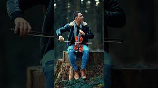 Bella Ciao on the Violin in the Forest 😍🌲🎻Its getting colderviolin violinmusic bellaciao [upl. by Ocana]