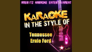 Mule Train In the Style of Tennessee Ernie Ford Karaoke Version [upl. by Leen]