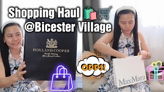 Bicester Village Luxury Outlet Shopping Haul Try On [upl. by Damalas]