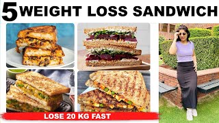 5 sandwich recipe  How To Lose Weight Fast In Hindi  Lose 10 Kgs In 10 Days  Dr Shikha Singh [upl. by Magnuson]