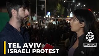 Tel Aviv protest leader says only an end to occupation can bring security for Israel [upl. by Rayna644]