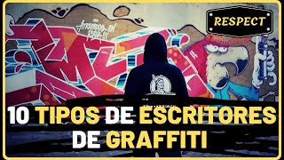 ▶️ 10 TIPOS de ESCRITORES de GRAFFITI TODOS son VÁLIDOS [upl. by Hueston486]