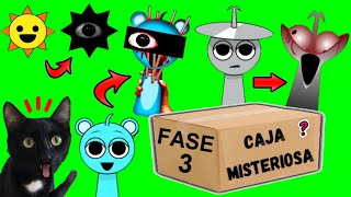 CAJA MISTERIOSA DE INCREDIBOX SPRUNKI FASE 3 PERO EL JUEGO ES EN LA VIDA REAL VS GATOS YOUTUBERS [upl. by Enirehs]