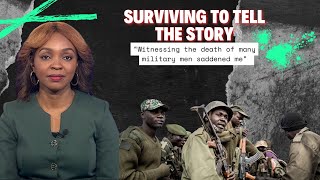 SURVIVING TO TELL THE STORY  Peninah Karibe  It was horrific seeing dead soldiers in DR Congo [upl. by Karlotta638]