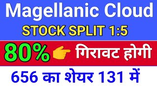 magellanic 80 गिरेगा  magellanic cloud share latest news  magellanic cloud share  bonus amp split [upl. by Annairdna249]