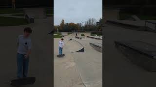 Cirencester skatepark yesterdays 1st ride around the park [upl. by Munmro]