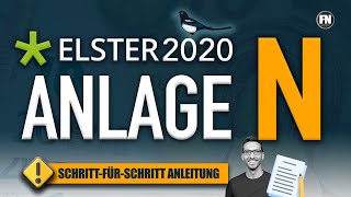 Steuererklärung 2020 Anlage N Elster ausfüllen  Anlage N 2020 Elster Tutorial [upl. by Eilsew]