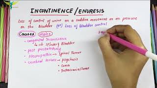 INCONTINENCE or ENURESIS  Symptom [upl. by Ahsyat375]