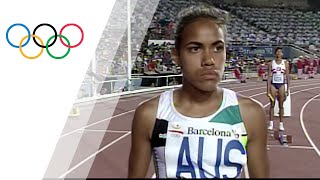 Cathy Freeman at Barcelona 1992  Olympic Debut [upl. by Ydda261]