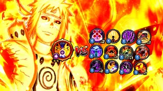 Minato New EX Sage Jutsu Tailed Beast Bomb VS Invincible Jutsu  NxB Ninja Voltage [upl. by Eeralav852]