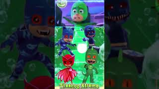 Team Pj Masks Connor🆚 Night Ninja🆚 Gekko🆚 Owlette Transform into Monster  coffindance tileshop [upl. by Minardi280]