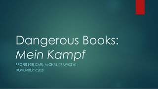 Dangerous Book  Mein Kampf [upl. by Fredric]