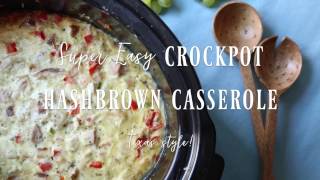 Crockpot Hashbrown Casserole [upl. by Daeriam]