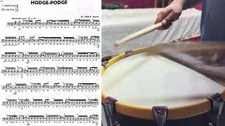 HODGE  PODGE By John s PRATT rudimentaldrumming [upl. by Anned980]