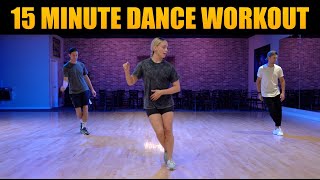 15 Minute Dance Workout  Cumbia Cha Cha Salsa Samba And American Rumba  Easy To Follow Along [upl. by Ellevehs]