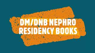 BOOKS for DMDNB NEPHROLOGY RESIDENCY  VIDEO 175 [upl. by Reseta]