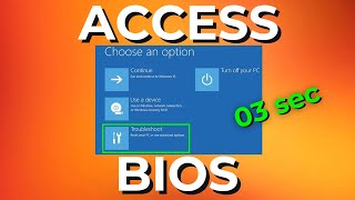 How to Access the BIOS on Windows 10 [upl. by Coplin]